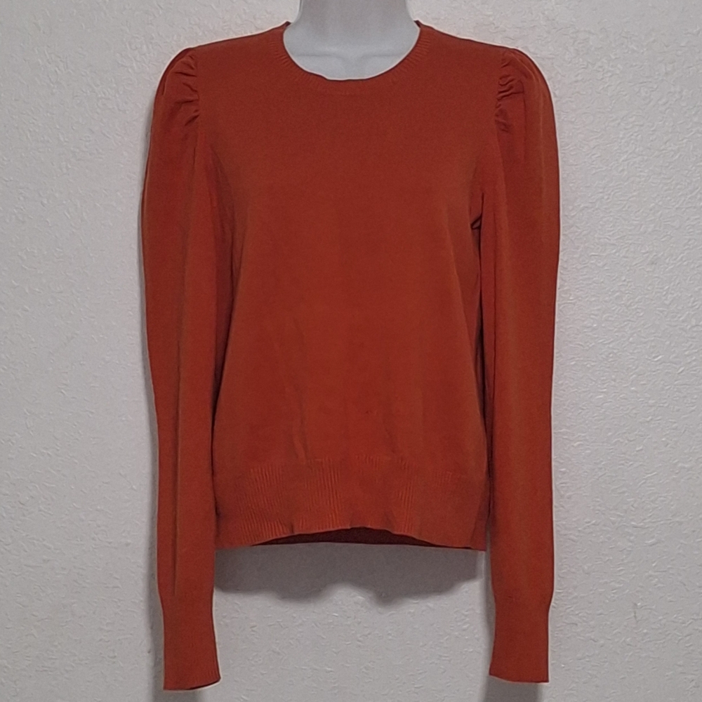 Lauren Raph Lauren Orange Long Sleeve Sweater